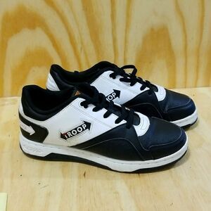 Men's Troop Powerslam White Black Red Fashion Sneakers sz 9